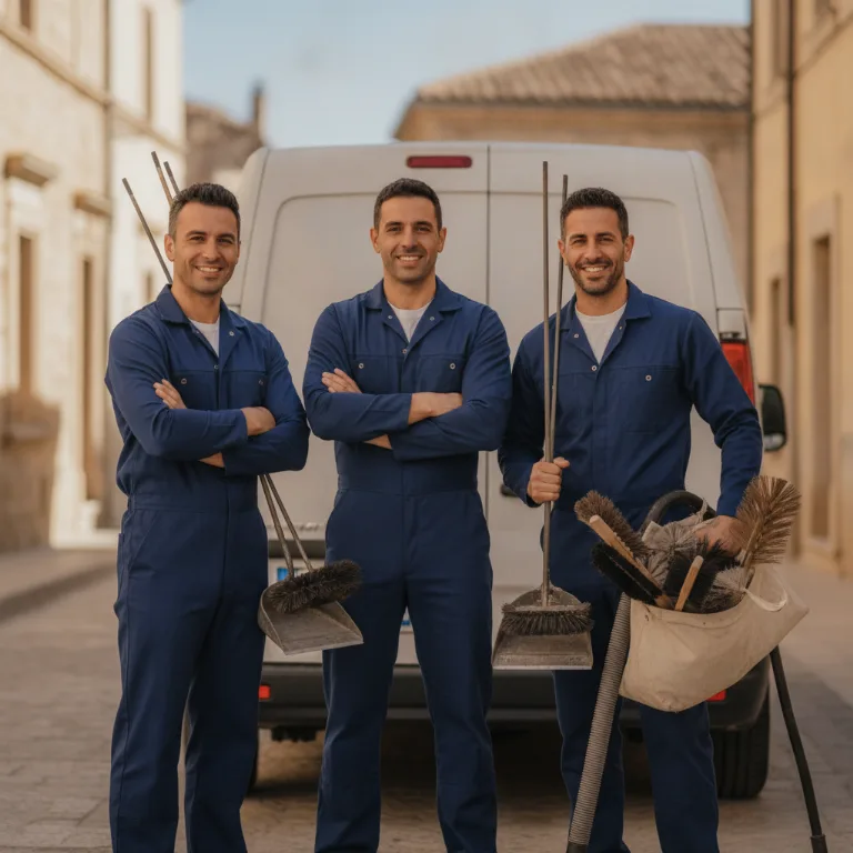 Deshollinador equipo en Pontevedra